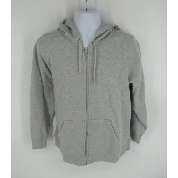 Amazon Essentials Women's French Terry Fleece Full-Zip Hoodie 1X Gray NWT - Picture 1 of 5